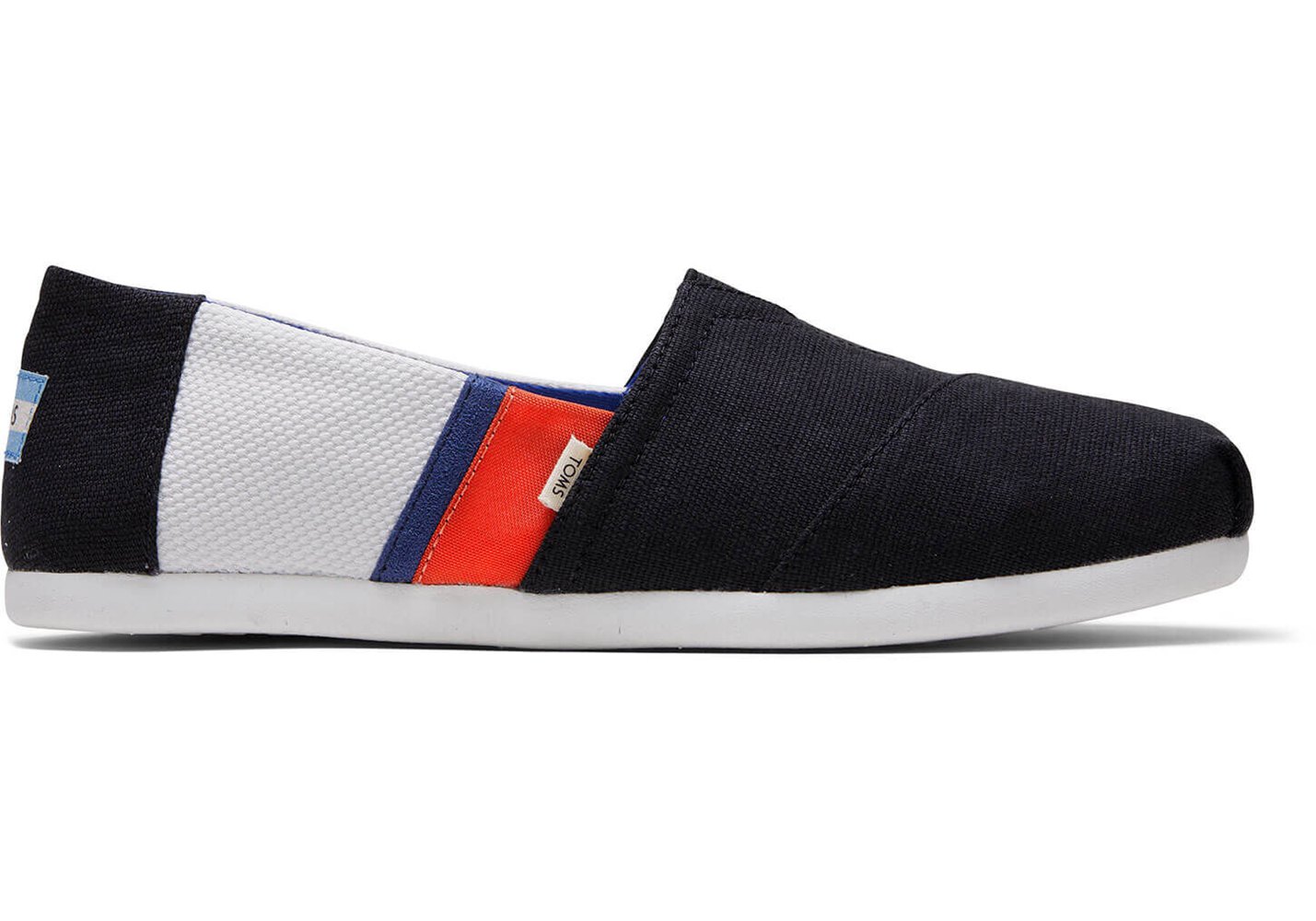 Toms Espadryle Męskie Czarne - Alpargata Color Block - 48JRKXFPT